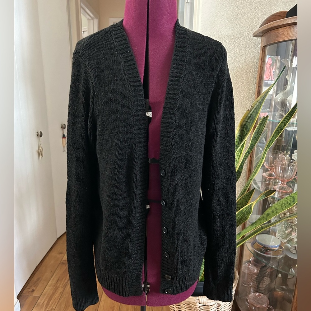 Loft Black Long Sleeve Sweater Size Medium